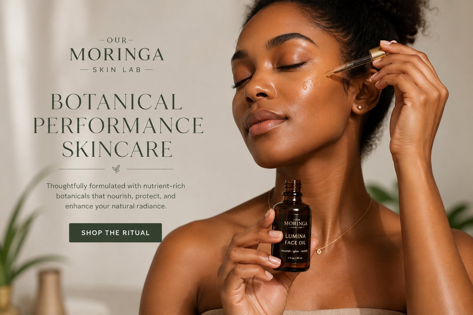 Our Moringa Skin Lab — Botanical Performance Skincare